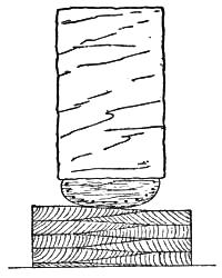 Cradle of wood for moving blocks (drawing)