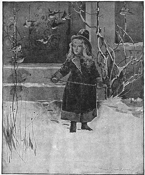 girl outside in winter