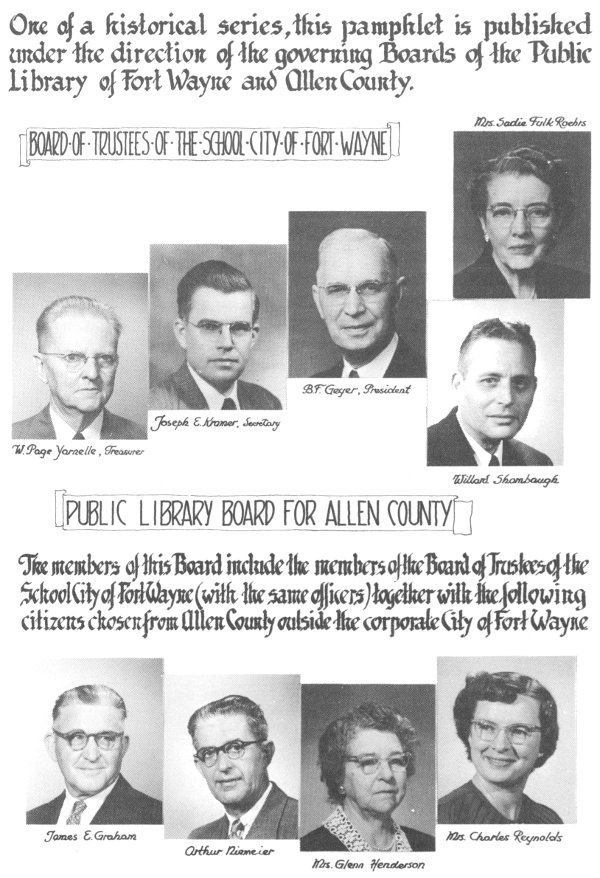 Boards of the Public Library of Fort Wayne and Allen County