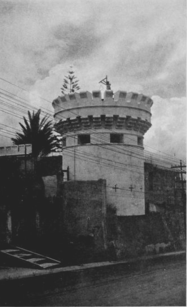 A MACHINE-GUN TOWER BUILT BY THE TYRANT TINOCO