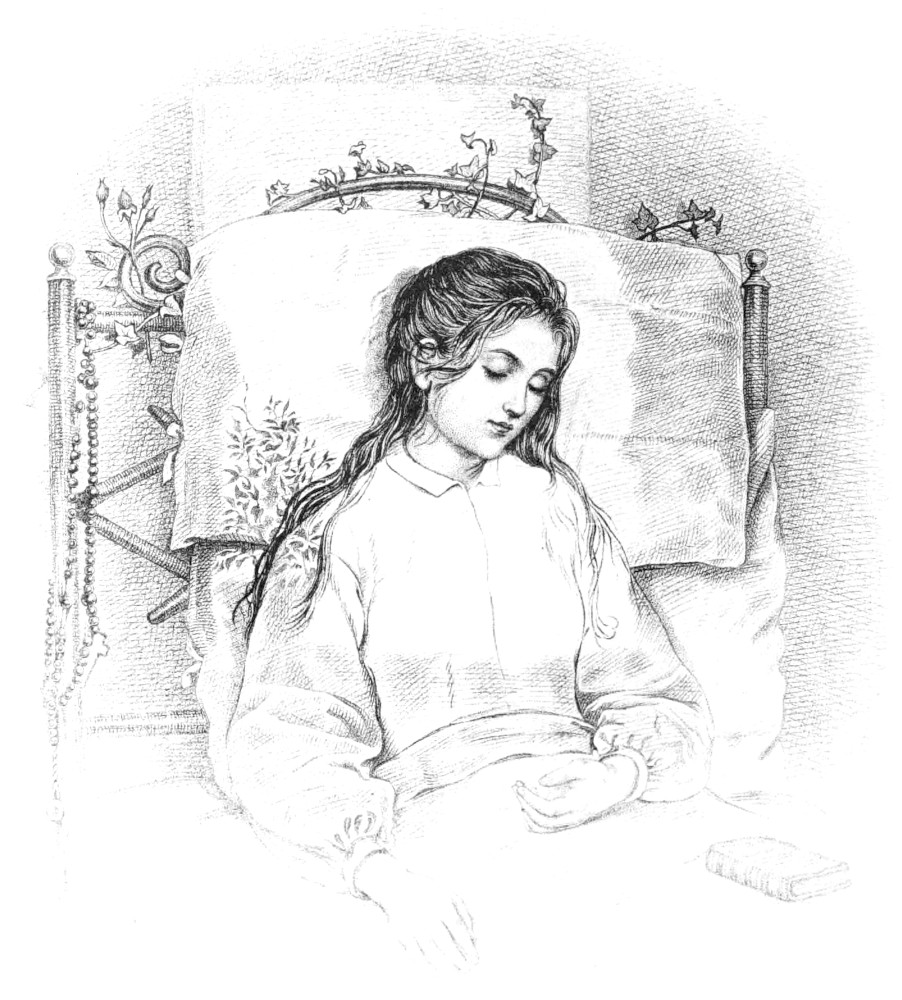 Woman in bed