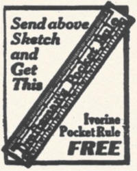 Send above Sketch and Get This Ivorine
  Pocket Rule FREE