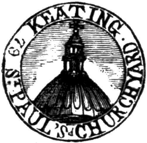 Keating 79 St. Paul’s Churchyard 
Trade Mark